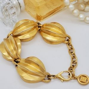 Vintage Givenchy Signed Rare Chunky Bracelet